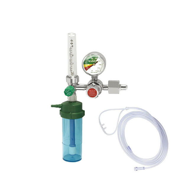 Regulador de oxígeno médico universal con uso del hospital de tubos de oxígeno nasal