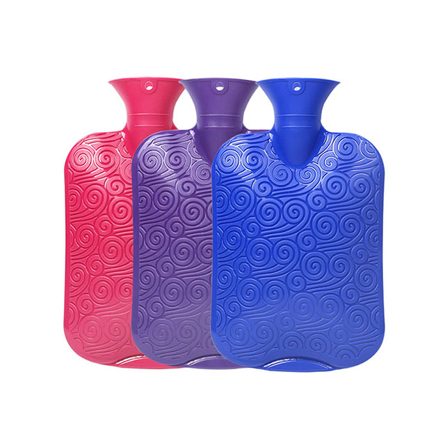 Botella de agua caliente de PVC de moda para compresa caliente